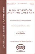 Black Is the Color of My True Love's Hair SATB choral sheet music cover